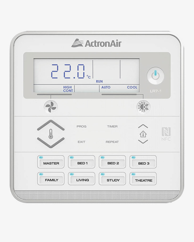 Actron Air Standard Wired Controller up to 8 zones