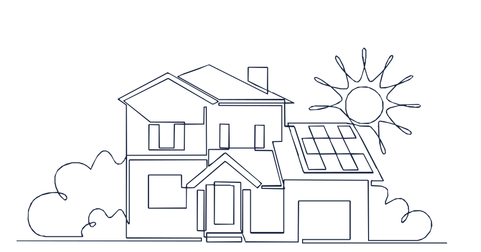 Continuous-line illustration